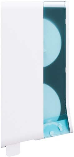 Toiletpapierdispenser Satino JT3 Hyginity systeemrol duo wit 333422-3