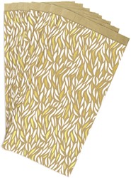 Cadeauzak Clairfontaine 12x24x4.5cm kraft golven 50 stuks