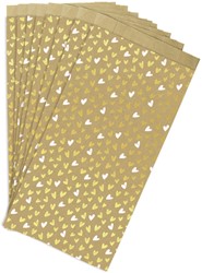 Cadeauzak Clairfontaine 16x30x5cm kraft harten 50 stuks