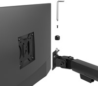 Monitorarm Neomounts NERO triple 17-27" zwart-4