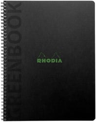 Notitieboek Rhodia Greenbook recycled A5+ lijn 160 pagina's 90gr sc