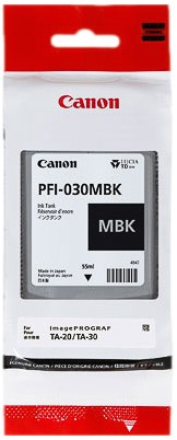 Canon Inktcartridge PFI-030MBK 55ml Zwart