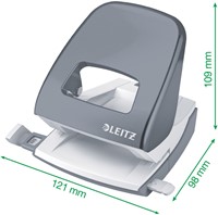Perforator Leitz NeXXt WOW 5008 metaal 30 vel blauw-2