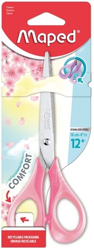 Schaar Maped Sensoft 16cm rechtshandig pastel assorti-3