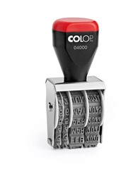 Datumstempel Colop 04000 band Nederlands rood