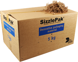 Vulmateriaal, papier, strook, Naturel, 5kg SizzlePak