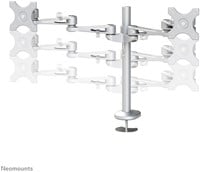 Monitorarm Neomounts D935DG 2x10-27" doorvoer zilvergrijs-2