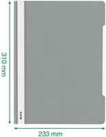 Snelhechter Leitz Standaard A4 gerecycled PP blauw-2