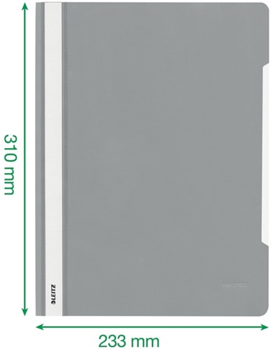 Snelhechter Leitz Standaard A4 gerecycled PP wit-4