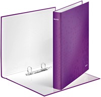 Ringband Leitz WOW A4 maxi 2-rings D-mechaniek 40mm paars-1