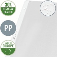 Showtas Leitz Premium copy safe 0.13mm 4-gaats PP A4 transparant 100 stuks-2