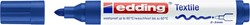 Viltstift edding 4500 textiel rond 2-3mm blauw