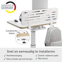 Bureau ophangbord Leitz Ergo met laptophouder-9