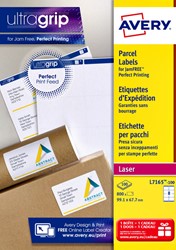 Etiket Avery L7165-100 99.1x67.7mm dekkend wit 800stuks