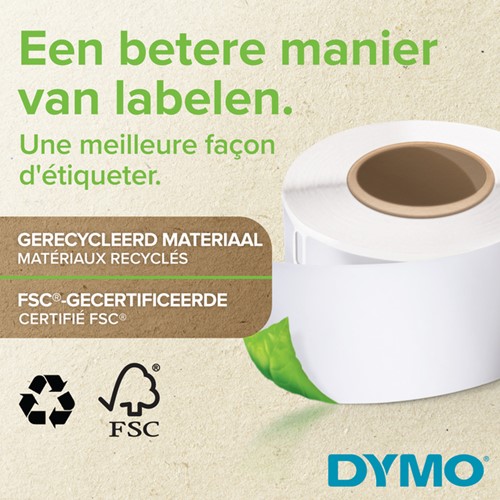 Etiket Dymo LabelWriter adressering 28x89mm 2 rollen á 130 stuks wit-2