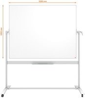 Whiteboard Nobo kantelbord 120x150cm magnetisch emaille-6
