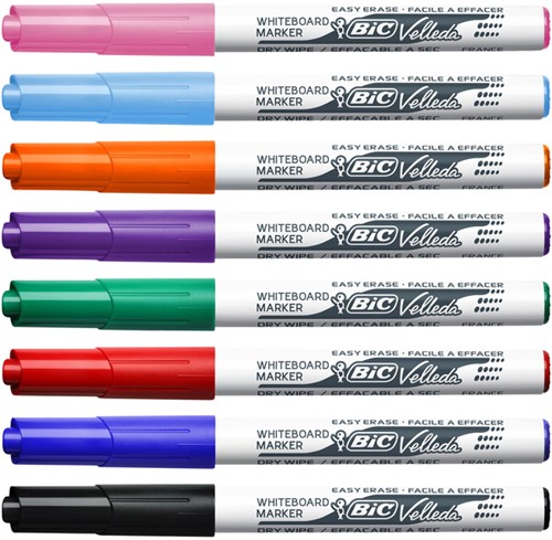 Whiteboardmarker Bic Velleda 1741 rond medium rood-3