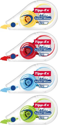 Correctietape Tipp-Ex mini pocket mouse 5mmx6m display à 30 +10 stuks gratis-2