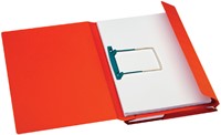 Combimap Secolor folio 1 klep recycled 250gr rood