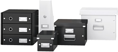 Opbergdoos Leitz Click & Store WOW middel gerecycled karton 281x200x370mm wit-3