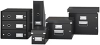 Ladenkast Leitz Click & Store WOW 3 laden gerecycled karton zwart-2