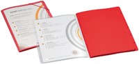 Sorteermap Djois personaliseerbaar A4 6 tabbladen rood-3
