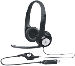 Headset Logitech H390 Over Ear zwart