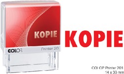 Woordstempel Colop Printer 20 kopie rood
