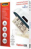 Lamineerhoes Fellowes A3 2x125micron glans 100 stuks