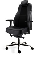 Office Chair '24 uurs' Gerson Mix Stof Leer-3