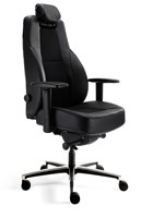 Office Chair '24 uurs' Gerson Mix Stof Leer