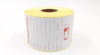 Bandenstickers op rol, 250 stuks - Rood-2