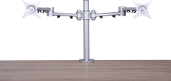 Beeldschermarm Gerson Dubbele Arm Basic flatscreenarm dubbel met klembevestiging