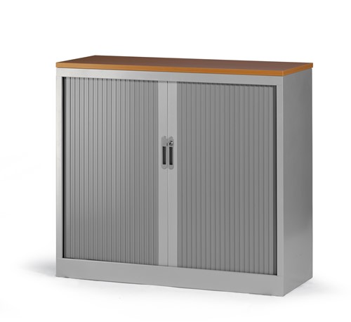 Archief-/Roldeurkast Gerson Basic - 105*120*45cm - Wit - 1 legbord