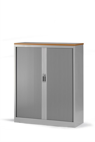 Archief-/Roldeurkast Gerson Basic - 145*120*45cm - Aluminium - 3 legborden
