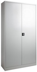 Kantoor-/Draaideurkast FLC 195x120x42 cm -  Grijs incl. 4 legborden