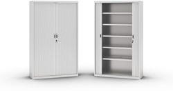 Archief-/Roldeurkast Gerson PRO - 74*80*45cm - Wit - 1 legbord