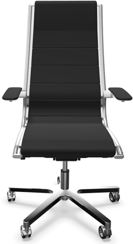 Bureaustoel Directie Leer - Sit-It Executive High Back - Zwart-2