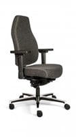 Bureaustoel Therapod X, Zachte XL Traagschuim Zitting, Antraciet