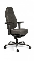 Bureaustoel Therapod X, Zachte XL Traagschuim Zitting, Antraciet