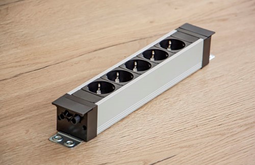 Wieland stekkerblok 5 gts + 3m aansluit.
